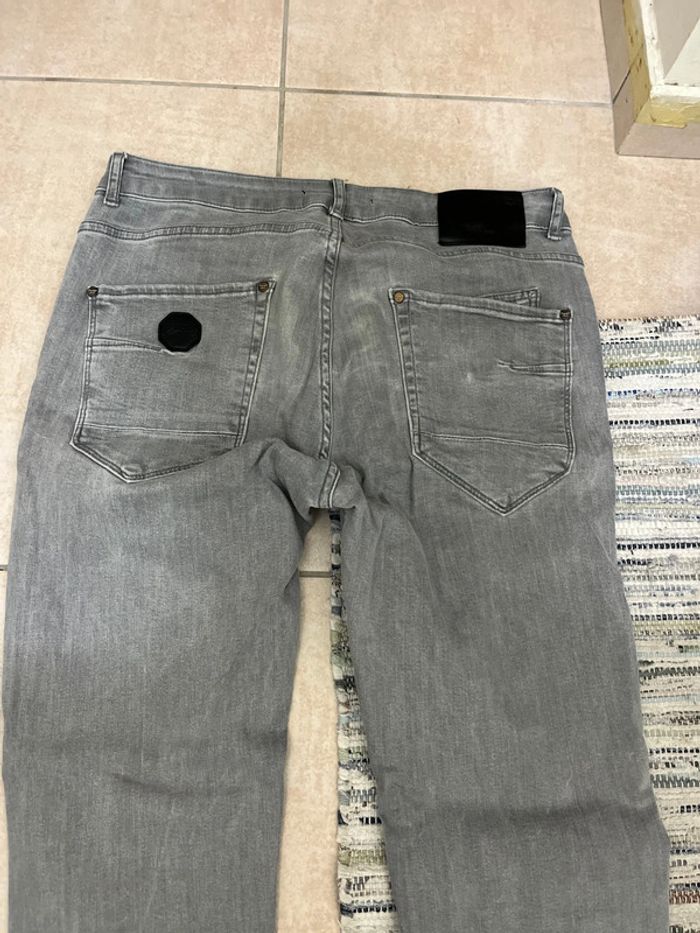 Jean slim basic skinny gris - photo numéro 8