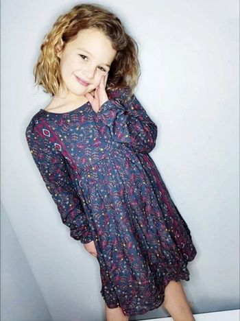 6 ans robe tape a l'oeil