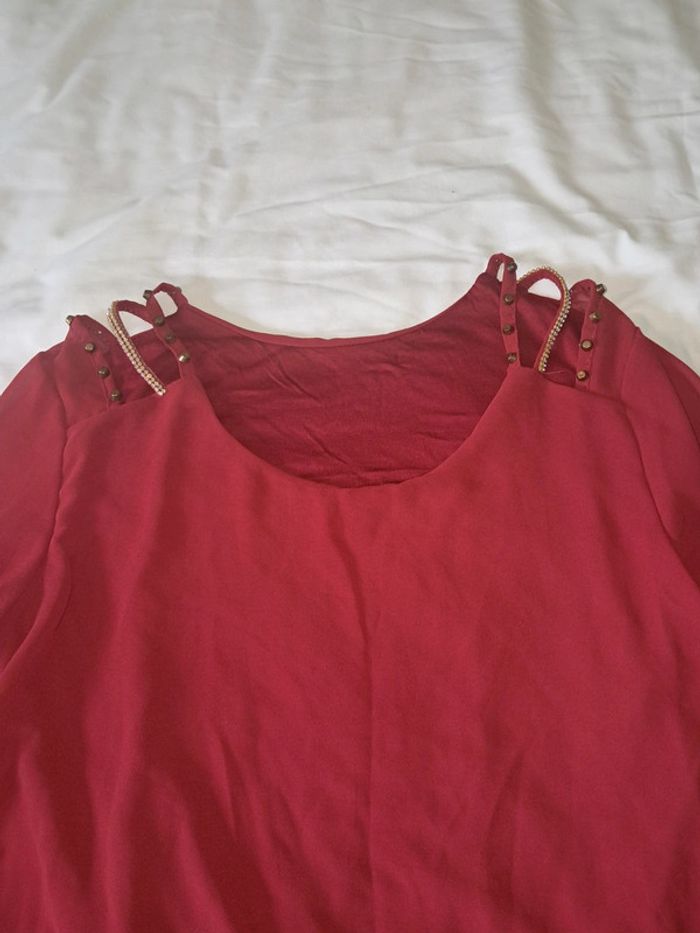 haut rouge - photo numéro 4