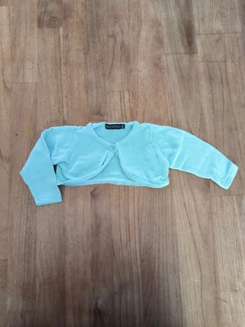Boléro vert menthe 68cm 6mois In extenso