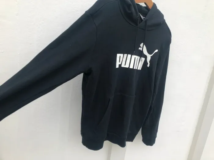 Puma Hoodie sweater black white Mens S - photo numéro 5