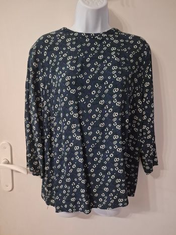 Blouse monoprix taille 44 sur l'étiquette 46 manche 3/4 mesure dans l'annonce