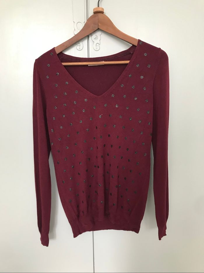 Pull bordeaux