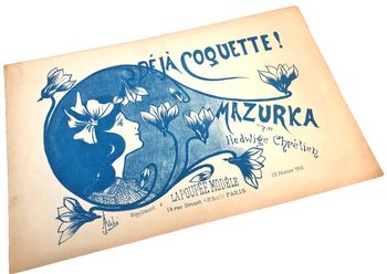 Partition 15 février 1901 Hedwige Chrétien Mazurka Déjà coquette !