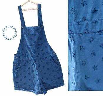 12 ans fille salopette short été monoprix