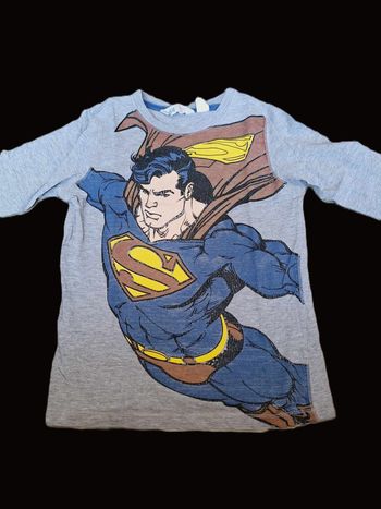 T-shirt manches longues H&M Superman 8 ans