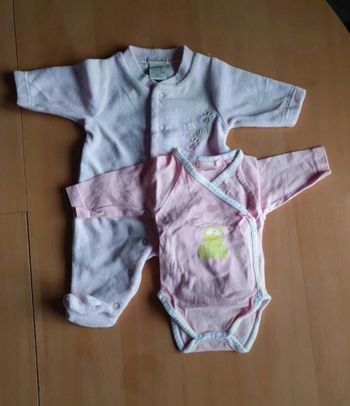 Grenouillère fille naissance