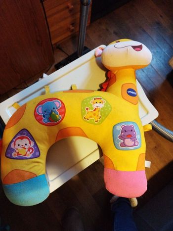 Coussin girafe bebe