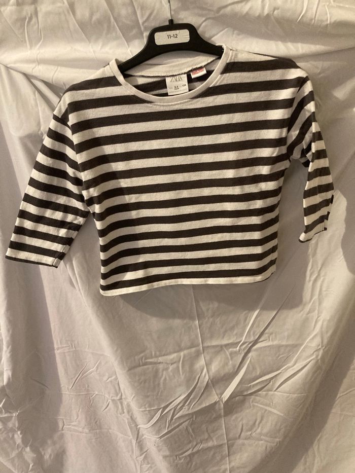ZARA haut rayé – 3/4 ans – très bon état