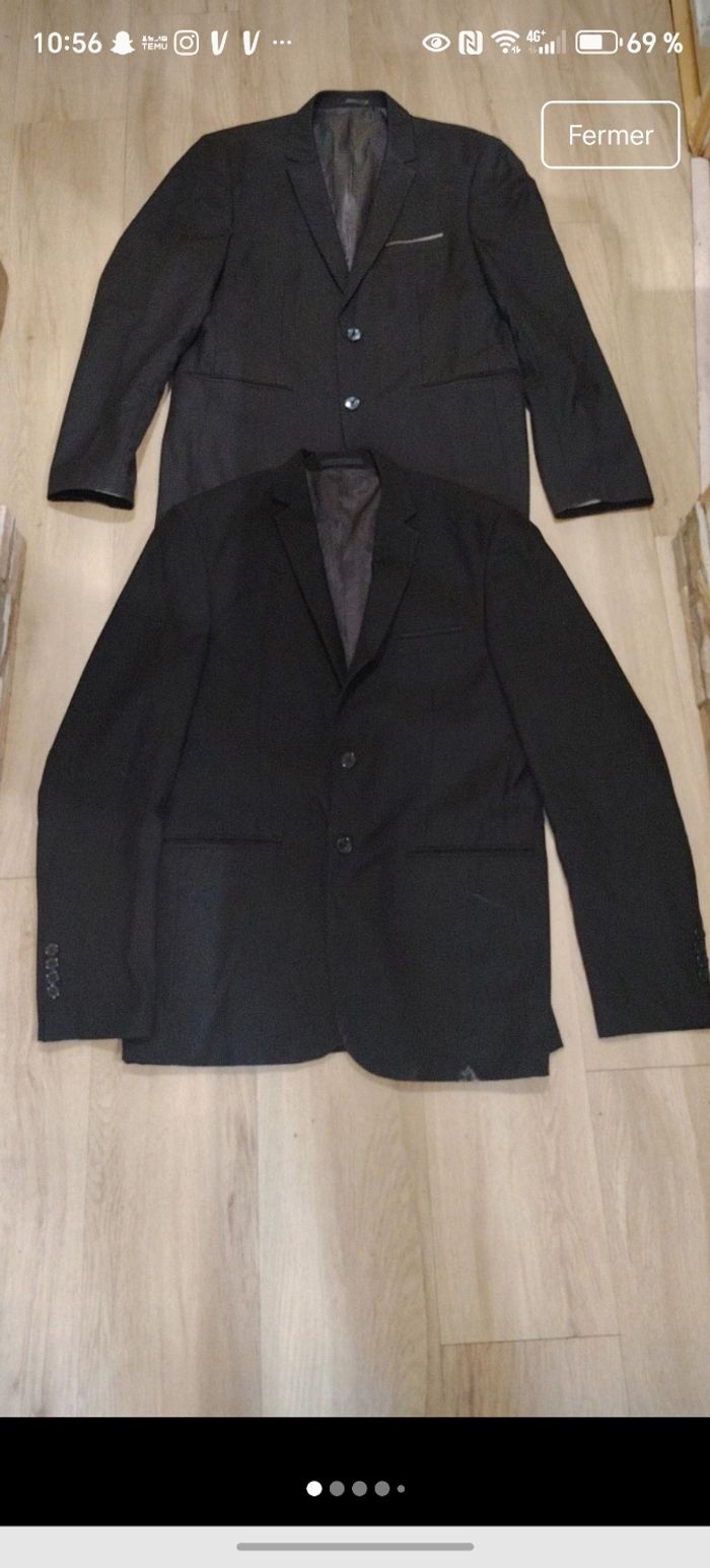 Lot de veste de blazer taille xl