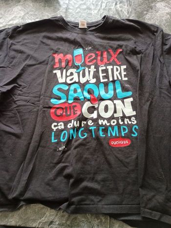 T shirt Mieux vaut être saoul
