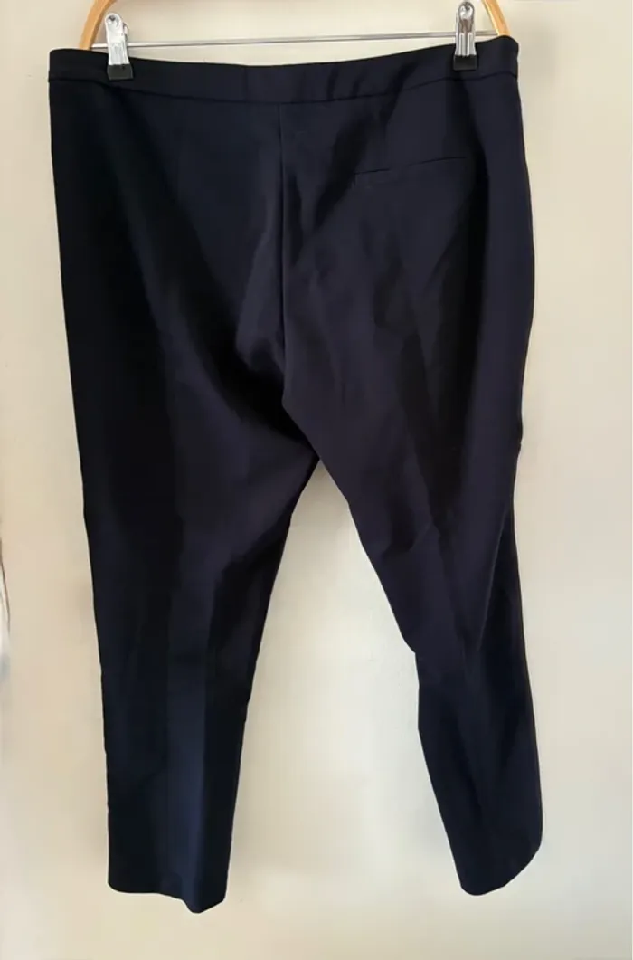 Pantalon à pinces femme Sfera taille 44 bleu marine en très bon état - photo numéro 11