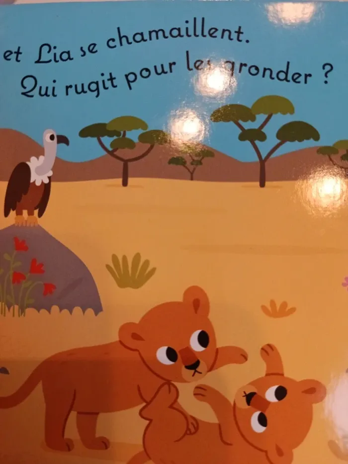 Livre sonore les animaux de la savane - photo numéro 9