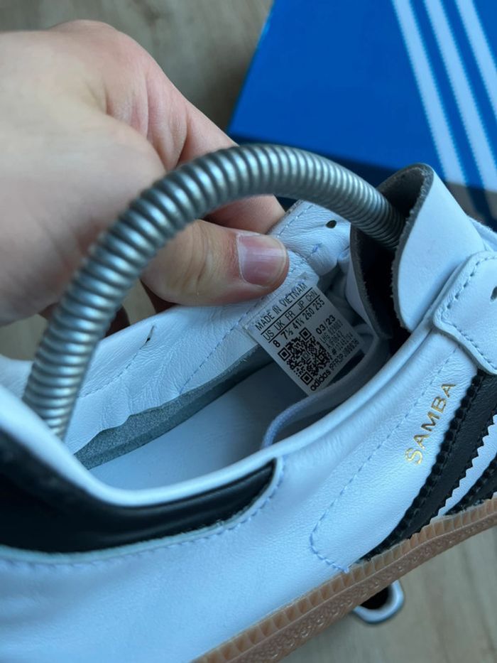 Adidas Samba Decon White Black 41,5 - photo numéro 5