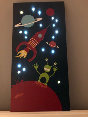 Joli cadre en toile et led