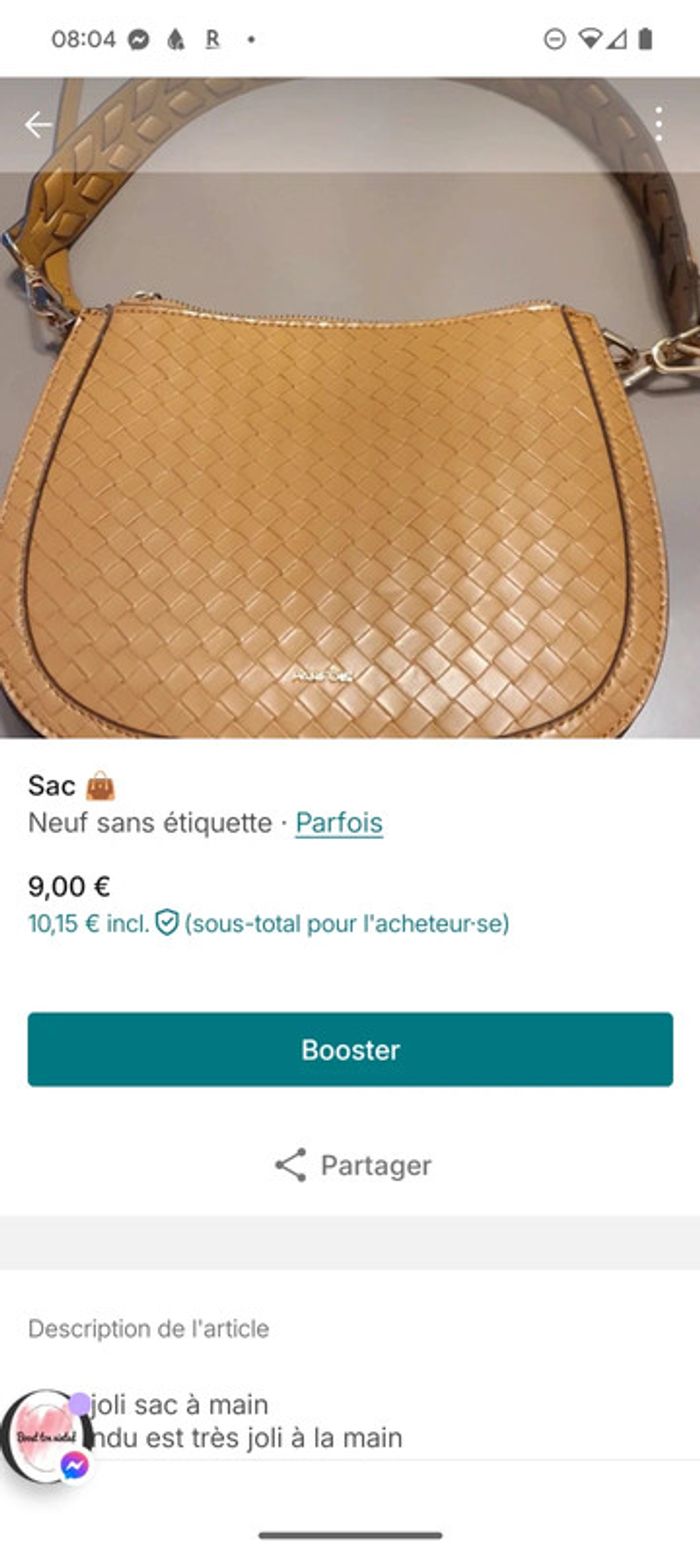 Sac 👜👜 a main bandoulière parfois - photo numéro 5