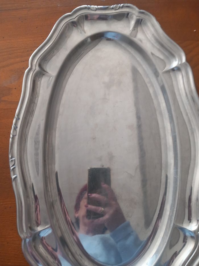 Plat inox 50x32 cm. - photo numéro 4