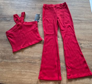 Ensemble crop top pantalon