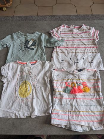 Lot de 4 tee shirt