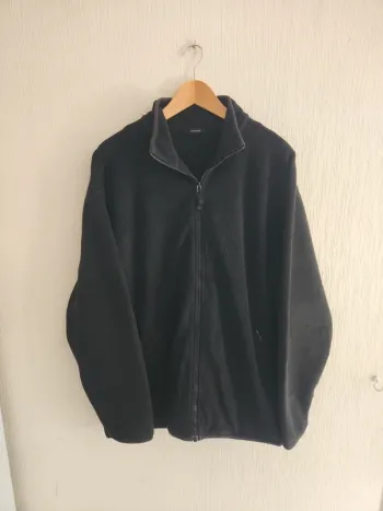 Veste polaire zippée noir George XXL