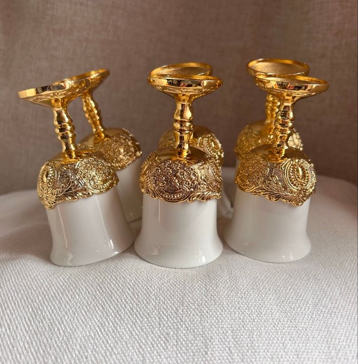 🌟 Lot de 6 Coquetiers d'Exception - Style Baroque & Chic 🌟 - photo numéro 5