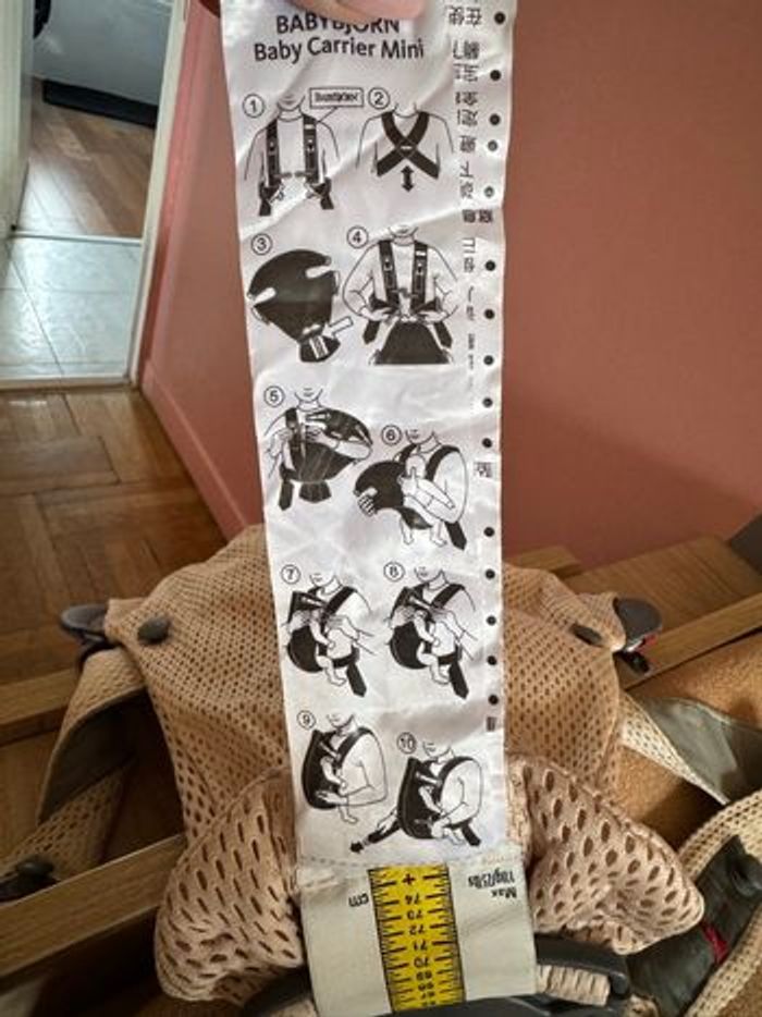 Porte bébé BabyBjorn rose - photo numéro 6