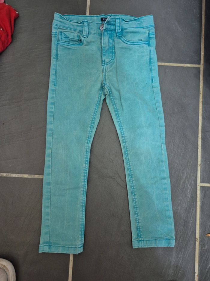 Pantalon jeans turquoise