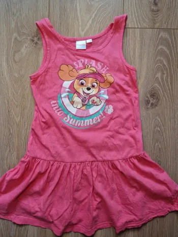 Robe été fille sans manches Nickelodeon rose patrouille Stella 116-122 cm