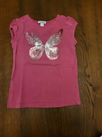 1 tee-shirt manche courte fille 6 ans 