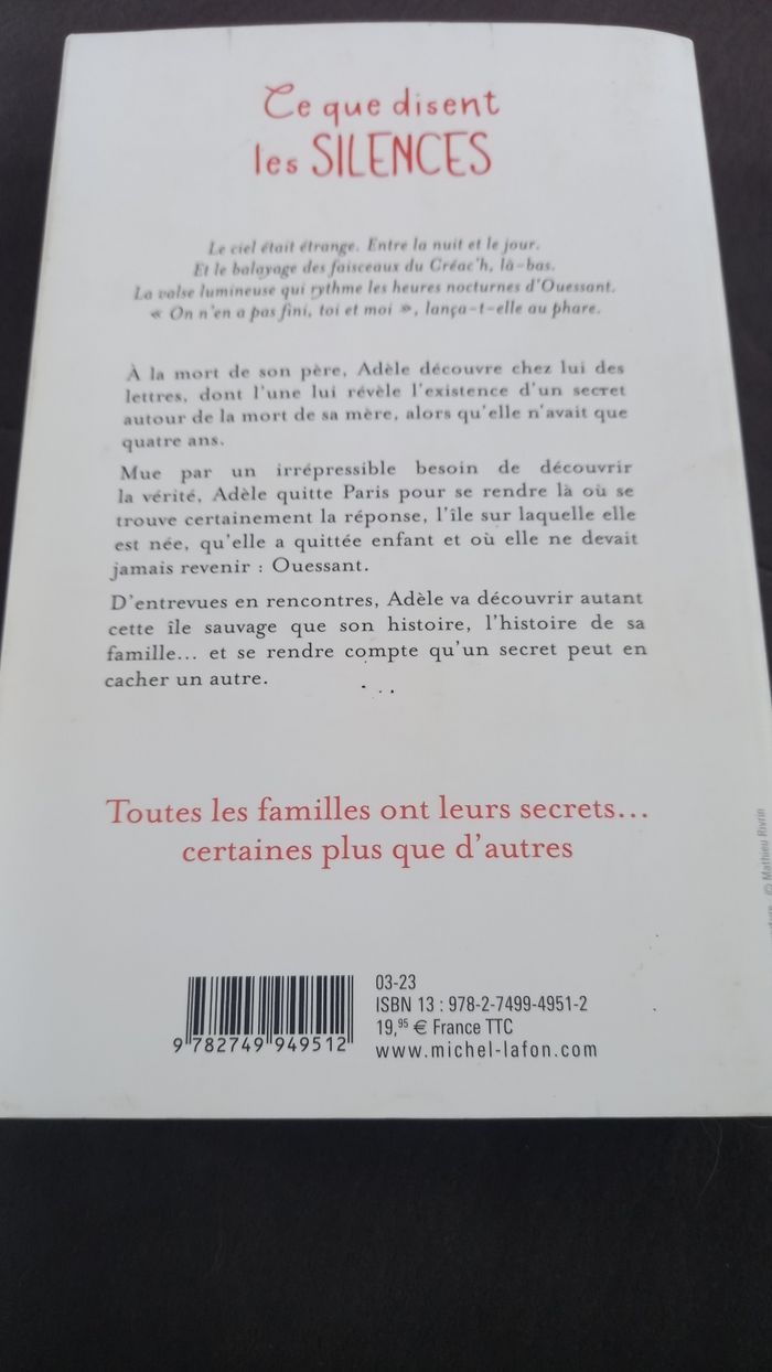 Livre de Laure Manel "Ce que disent les silences" - photo numéro 3