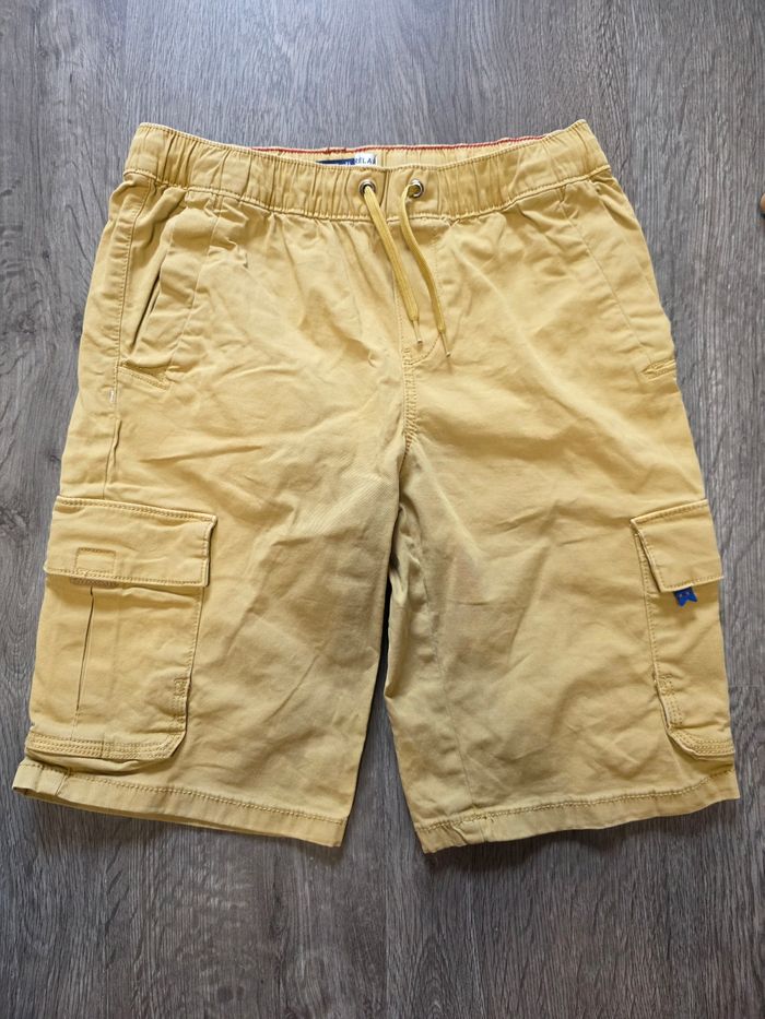 Short Cargo Okaïdi - Couleur Curry pour Enfant