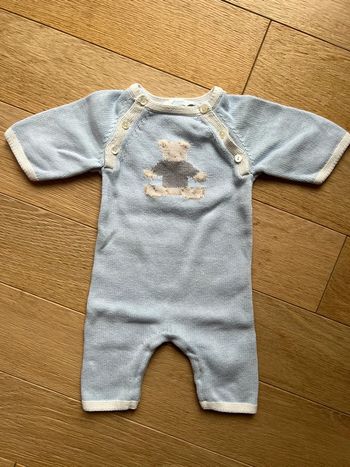 Combinaison bleu ourson jacadi 3 mois bon état