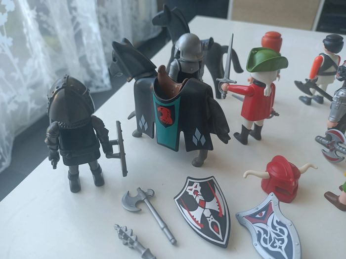 Lot personnage playmobil chevaliers et divers - photo numéro 6