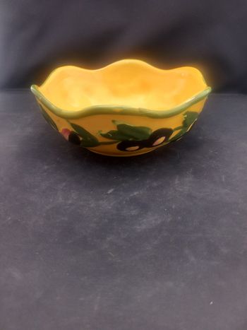 Petit saladier pour apéritif avec dessins olives 