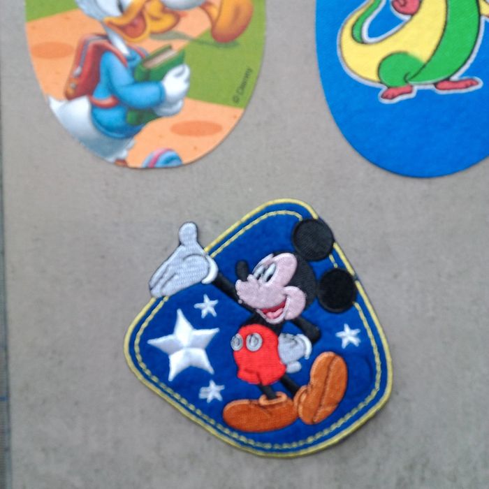 Lot de 3 patch thermocollant Disney Mickey Donald Daisy - photo numéro 2