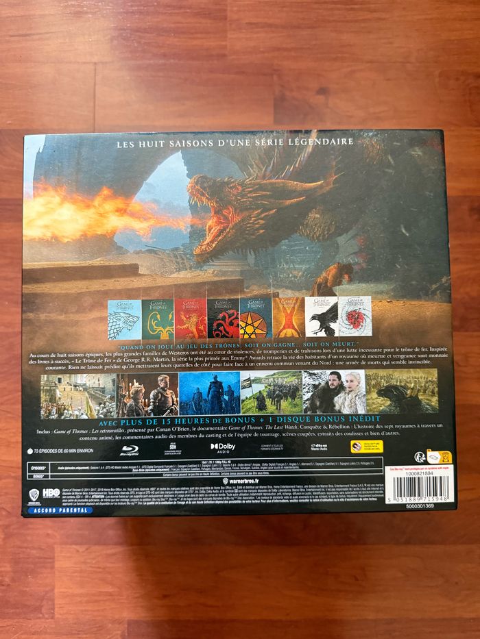 Game of Thones Le Trône de Fer - L’intégrale saisons 1 à 8 Blu-ray Édition Premium Spéciale Limitée - photo numéro 2
