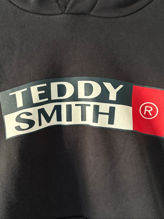 Sweat Teddy Smith 12 ans – Noir élégant, parfait état ! - photo numéro 2
