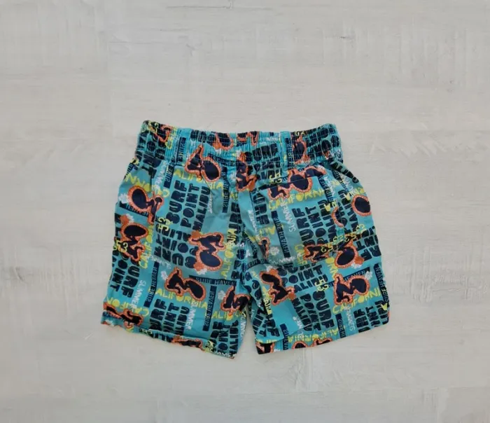 Short Lupilu - taille 110-116cm - 100% coton - motif surf - élastique - photo numéro 4