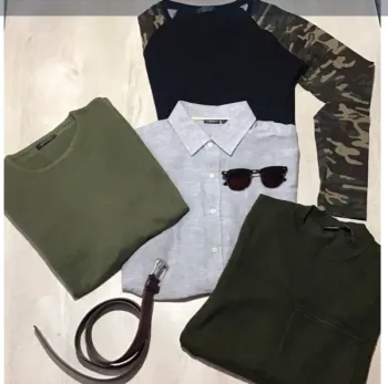Lot vêtements homme tendance zara bershka