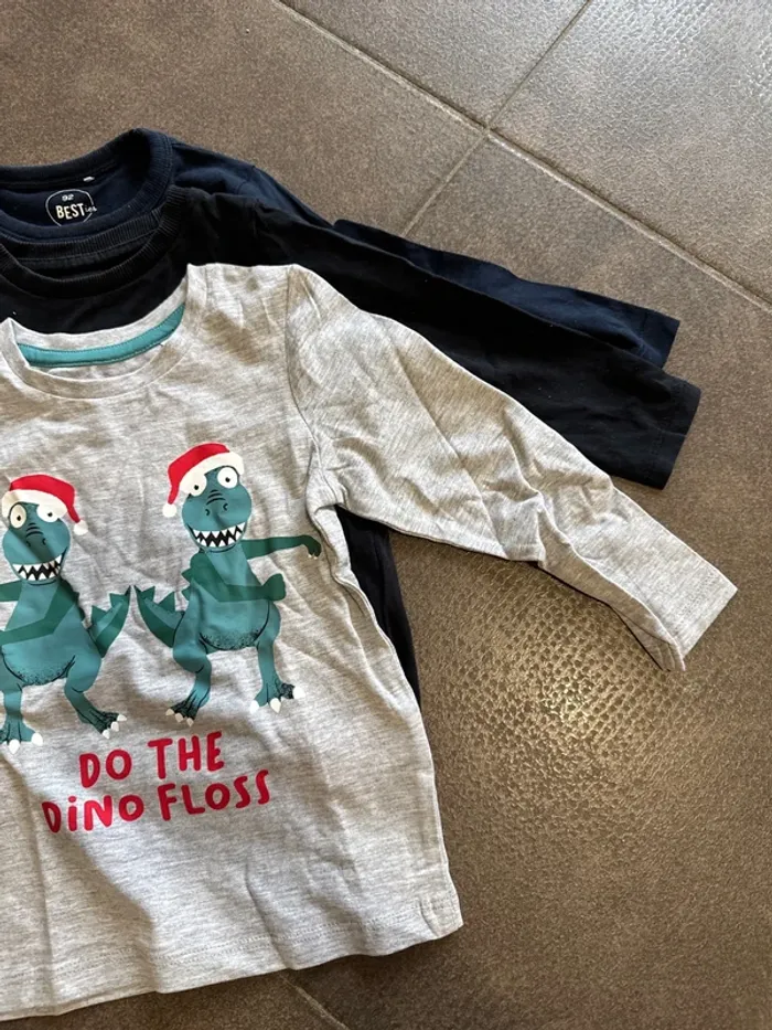 Lot de 3 t-shirt manches longues - photo numéro 2