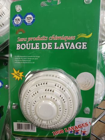 Boule de lavage machine a laver