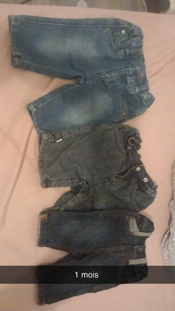 Pantalons 1 mois garons 