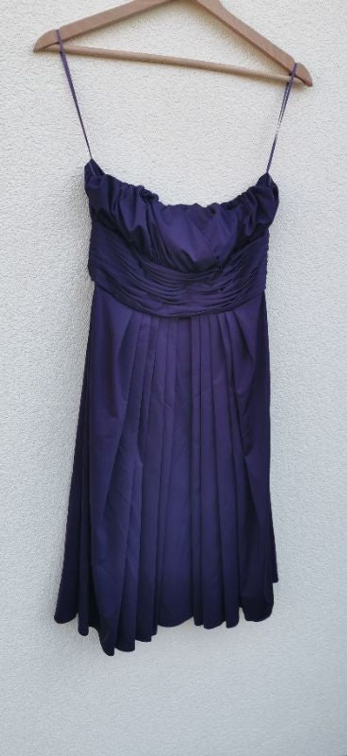 Robe bustier plissée