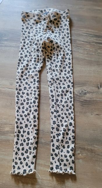 Leggings côtelé léopard