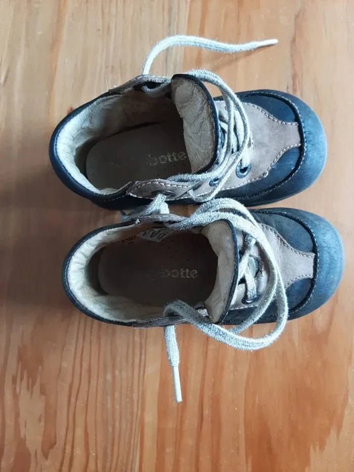 Babybotte chaussures montantes de marche mixte pointure 22 - photo numéro 8