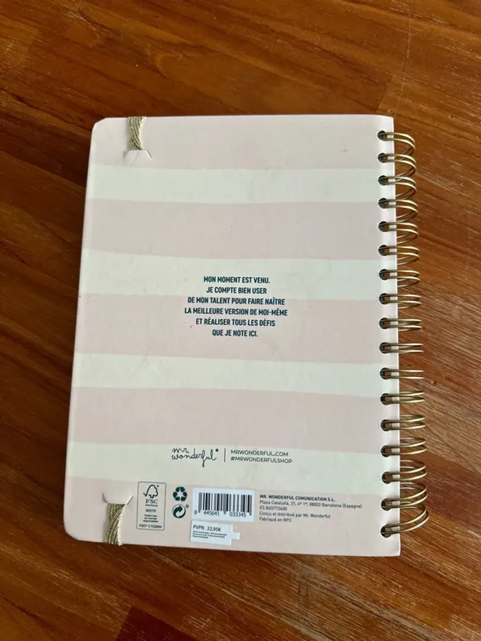 Agenda chaque jour sera mon jour - photo numéro 3