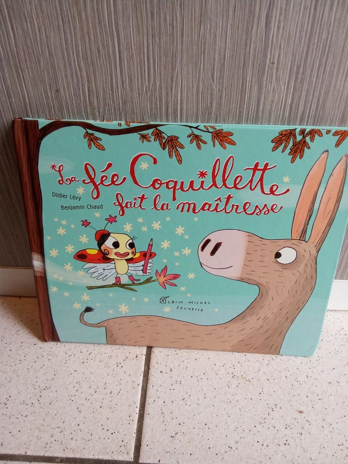 Livre enfant la fée coquillette fait la maîtresse Albin Michel Jeunesse, histoire du soir, dès 6 ans fille