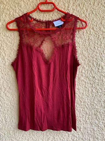 Débardeur viscose et dentelles La city taille 38