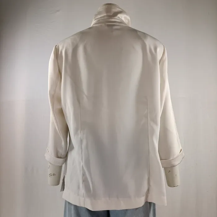 Blouse satinée blanche Mayerline – T.44 – Élégante et fluide A1196 - photo numéro 6