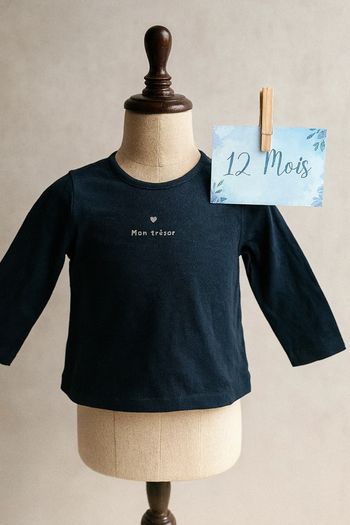 T-shirt manche longue 12mois - Tape à l'oeil